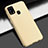 Handyhülle Hülle Hartschalen Kunststoff Schutzhülle Tasche Matt M02 für Samsung Galaxy M31 Gold