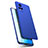 Handyhülle Hülle Hartschalen Kunststoff Schutzhülle Tasche Matt M02 für Vivo V20 Pro 5G Blau