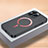 Handyhülle Hülle Hartschalen Kunststoff Schutzhülle Tasche Matt mit Mag-Safe Magnetic Magnetisch für Apple iPhone 13 Pro Schwarz