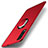 Handyhülle Hülle Hartschalen Kunststoff Schutzhülle Tasche Matt mit Magnetisch Fingerring Ständer A01 für Vivo Y20s Rot