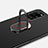 Handyhülle Hülle Hartschalen Kunststoff Schutzhülle Tasche Matt mit Magnetisch Fingerring Ständer P01 für Huawei Honor Play4 Pro 5G