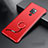 Handyhülle Hülle Hartschalen Kunststoff Schutzhülle Tasche Matt P01 für Huawei Mate 20 X 5G Rot