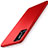 Handyhülle Hülle Hartschalen Kunststoff Schutzhülle Tasche Matt P01 für Huawei P40 Pro+ Plus Rot