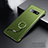 Handyhülle Hülle Hartschalen Kunststoff Schutzhülle Tasche Matt P01 für Samsung Galaxy S10 Plus Grün