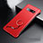 Handyhülle Hülle Hartschalen Kunststoff Schutzhülle Tasche Matt P01 für Samsung Galaxy S10 Plus Rot