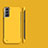 Handyhülle Hülle Hartschalen Kunststoff Schutzhülle Tasche Matt P01 für Samsung Galaxy S21 5G Gelb