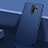Handyhülle Hülle Hartschalen Kunststoff Schutzhülle Tasche Matt P01 für Xiaomi Redmi Note 8 Pro Blau