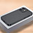 Handyhülle Hülle Hartschalen Kunststoff Schutzhülle Tasche Matt QC1 für Apple iPhone 12 Mini Schwarz