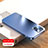 Handyhülle Hülle Hartschalen Kunststoff Schutzhülle Tasche Matt R01 für Apple iPhone 13 Blau