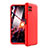 Handyhülle Hülle Hartschalen Kunststoff Schutzhülle Tasche Matt Vorder und Rückseite 360 Grad Ganzkörper für Huawei Nova 6 SE Rot