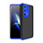 Handyhülle Hülle Hartschalen Kunststoff Schutzhülle Tasche Matt Vorder und Rückseite 360 Grad Ganzkörper für Huawei P40 Pro+ Plus Blau und Schwarz