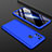 Handyhülle Hülle Hartschalen Kunststoff Schutzhülle Tasche Matt Vorder und Rückseite 360 Grad Ganzkörper für Samsung Galaxy M31 Blau