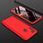 Handyhülle Hülle Hartschalen Kunststoff Schutzhülle Tasche Matt Vorder und Rückseite 360 Grad Ganzkörper für Samsung Galaxy M31 Rot