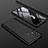 Handyhülle Hülle Hartschalen Kunststoff Schutzhülle Tasche Matt Vorder und Rückseite 360 Grad Ganzkörper für Samsung Galaxy M31 Schwarz