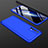 Handyhülle Hülle Hartschalen Kunststoff Schutzhülle Tasche Matt Vorder und Rückseite 360 Grad Ganzkörper M01 für Realme 7