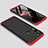 Handyhülle Hülle Hartschalen Kunststoff Schutzhülle Tasche Matt Vorder und Rückseite 360 Grad Ganzkörper M01 für Xiaomi Redmi Note 8 Rot und Schwarz