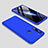 Handyhülle Hülle Hartschalen Kunststoff Schutzhülle Tasche Matt Vorder und Rückseite 360 Grad Ganzkörper M01 für Xiaomi Redmi Note 8T Blau