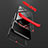Handyhülle Hülle Hartschalen Kunststoff Schutzhülle Tasche Matt Vorder und Rückseite 360 Grad Ganzkörper mit Fingerring Ständer für Huawei Nova 6 SE