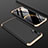 Handyhülle Hülle Hartschalen Kunststoff Schutzhülle Tasche Matt Vorder und Rückseite 360 Grad Ganzkörper P01 für Huawei Nova 5 Pro Gold und Schwarz