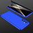 Handyhülle Hülle Hartschalen Kunststoff Schutzhülle Tasche Matt Vorder und Rückseite 360 Grad Ganzkörper P01 für Samsung Galaxy M13 4G Blau