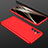 Handyhülle Hülle Hartschalen Kunststoff Schutzhülle Tasche Matt Vorder und Rückseite 360 Grad Ganzkörper P01 für Samsung Galaxy M13 4G Rot