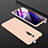 Handyhülle Hülle Hartschalen Kunststoff Schutzhülle Tasche Matt Vorder und Rückseite 360 Grad Ganzkörper P01 für Xiaomi Mi 9T Pro Gold