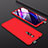 Handyhülle Hülle Hartschalen Kunststoff Schutzhülle Tasche Matt Vorder und Rückseite 360 Grad Ganzkörper P01 für Xiaomi Mi 9T Pro Rot