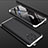 Handyhülle Hülle Hartschalen Kunststoff Schutzhülle Tasche Matt Vorder und Rückseite 360 Grad Ganzkörper P01 für Xiaomi Redmi K30 Pro 5G Silber und Schwarz