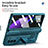 Handyhülle Hülle Hartschalen Kunststoff Schutzhülle Tasche Matt Vorder und Rückseite 360 Grad Ganzkörper P06 für Samsung Galaxy Z Fold2 5G