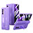 Handyhülle Hülle Hartschalen Kunststoff Schutzhülle Tasche Matt Vorder und Rückseite 360 Grad Ganzkörper P06 für Samsung Galaxy Z Fold2 5G Violett