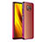 Handyhülle Hülle Hartschalen Kunststoff Schutzhülle Tasche Matt ZL1 für Xiaomi Poco X3 Rot