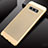 Handyhülle Hülle Kunststoff Hartschalen Schutzhülle Punkte Loch Tasche W01 für Samsung Galaxy S10e Gold