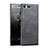 Handyhülle Hülle Kunststoff Schutzhülle Leder für Sony Xperia XZ Premium Schwarz