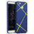 Handyhülle Hülle Kunststoff Schutzhülle Line für Huawei Honor Note 8 Blau