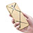 Handyhülle Hülle Kunststoff Schutzhülle Line für Huawei Nova Smart Gold