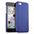 Handyhülle Hülle Kunststoff Schutzhülle Matt für Apple iPhone 5C Blau