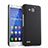 Handyhülle Hülle Kunststoff Schutzhülle Matt für Huawei Honor 3X G750 Schwarz