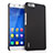Handyhülle Hülle Kunststoff Schutzhülle Matt für Huawei Honor 6 Plus Schwarz