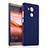 Handyhülle Hülle Kunststoff Schutzhülle Matt für Huawei Mate 8 Blau