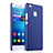 Handyhülle Hülle Kunststoff Schutzhülle Matt für Huawei P9 Lite Blau