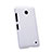 Handyhülle Hülle Kunststoff Schutzhülle Matt für Nokia Lumia 635 Weiß