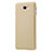 Handyhülle Hülle Kunststoff Schutzhülle Matt für Samsung Galaxy J7 Prime Gold
