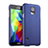 Handyhülle Hülle Kunststoff Schutzhülle Matt für Samsung Galaxy S5 G900F G903F Blau