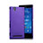 Handyhülle Hülle Kunststoff Schutzhülle Matt für Sony Xperia T2 Ultra Dual Violett