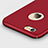 Handyhülle Hülle Kunststoff Schutzhülle Matt Loch mit Fingerring Ständer für Apple iPhone 6S Plus Rot