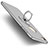 Handyhülle Hülle Kunststoff Schutzhülle Matt Loch mit Fingerring Ständer für Apple iPhone 6S Plus Silber