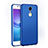 Handyhülle Hülle Kunststoff Schutzhülle Matt M01 für Huawei Enjoy 6 Blau