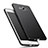 Handyhülle Hülle Kunststoff Schutzhülle Matt M01 für Samsung Galaxy A7 Duos SM-A700F A700FD Schwarz