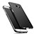 Handyhülle Hülle Kunststoff Schutzhülle Matt M01 für Samsung Galaxy S6 Edge SM-G925 Schwarz
