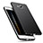 Handyhülle Hülle Kunststoff Schutzhülle Matt M02 für Samsung Galaxy A5 Duos SM-500F Schwarz